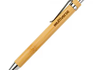 Engraved Bamboo Wooden Mechanical Pencil – Eco-Friendly & Customizable Gift ( 6 Pcs)