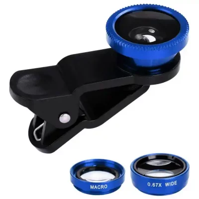 3-in-1 Wide Angle Macro Fish eye Lens Camera Kits Mobile Phone Fish Eye Lenses PHONESCOPE - Image 4