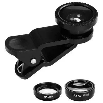 3-in-1 Wide Angle Macro Fish eye Lens Camera Kits Mobile Phone Fish Eye Lenses PHONESCOPE - Image 7