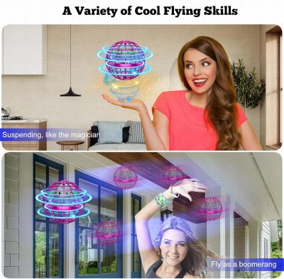 Flying Orb Spinner | LED Hover Ball & Interactive Toy for All Ages - Image 4