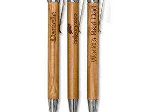 Alternative view of Engraved Bamboo Wooden Mechanical Pencil – Eco-Friendly & Customizable Gift ( 6 Pcs)