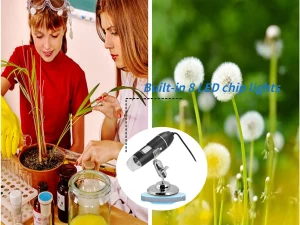 Alternative view of Digital Microscope Handheld 1600X Magnification,
