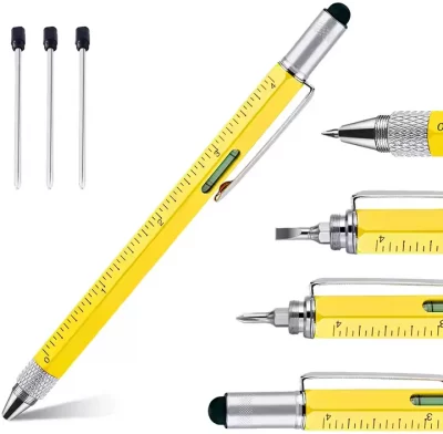 6-in-1 Touch Screen Tool Pen | Screwdriver, Ballpoint + free engarving - Image 4