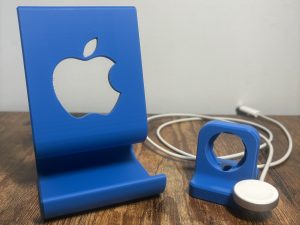 Declutter your desk or nightstand with this sleek 2-in-1 stand for your iPhone and Apple Watch. Designed for daily use, it keeps your devices upright, organized, and easy to charge — all in one place.