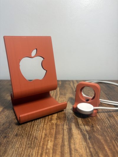 Phone and Apple Watch Docking Station – Minimalist Organizer for Desk Setup - Image 7