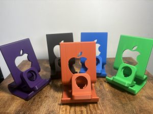 Declutter your desk or nightstand with this sleek 2-in-1 stand for your iPhone and Apple Watch. Designed for daily use, it keeps your devices upright, organized, and easy to charge — all in one place.