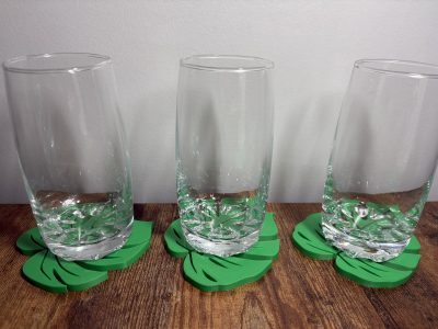 Set of 6 Monstera Leaf Coasters – Tropical Elegance for Your Home - Image 5