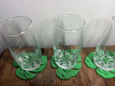 Set of 6 Monstera Leaf Coasters – Tropical Elegance for Your Home - Image 6