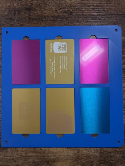 Gabarit pour Cartes de Visite – Compatible xTool F1 Ultra, Gabarit laser fibre xTool, fichier XCS, gabarit pour graveur laser - Image 3