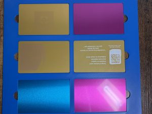 Gabarit de Gravure pour Cartes de Visite – Compatible xTool F1 Ultra (Fibre Laser)