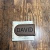 Custom Engraved Name Bracelet – Stainless Steel & Rope