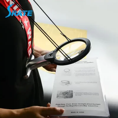 Hands Free Magnifying Glass for Reading, Magnifying Glass with Light for Close Work - Image 7