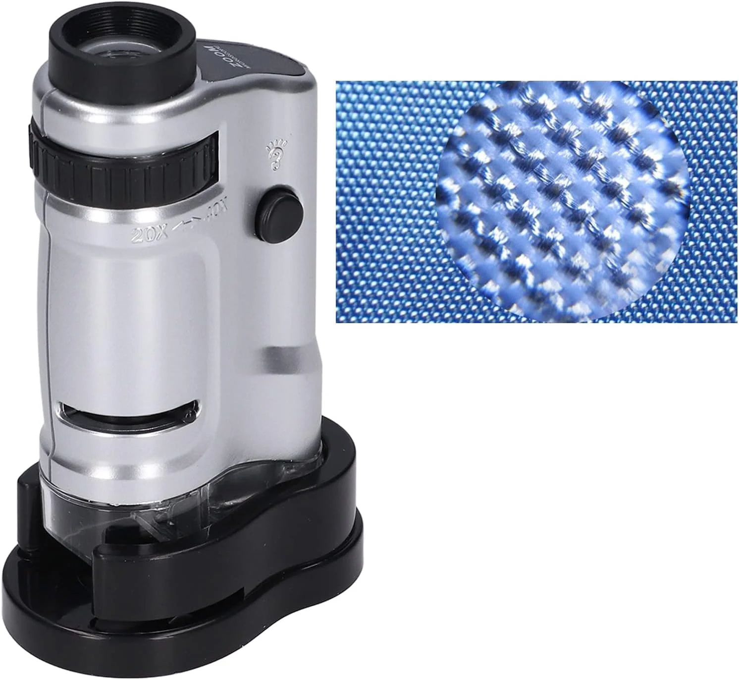 Mini-LED-Microscope-with-Zoom-20X‑40X-Portable-LED-Lighted-Pocket-Microscope-with-Base-for-Jewellery-Identification