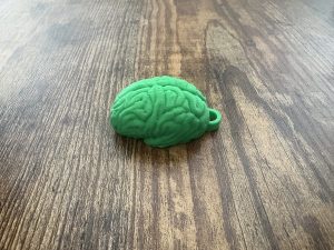 Alternative view of Brain Keychain "Use it" – Unique Motivational Gift | Geeky Accessory