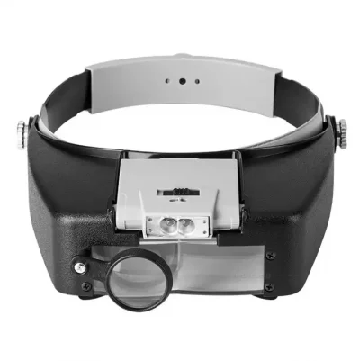 LED headband magnifier led lights with 1.5x up to 8x magnification - Image 2
