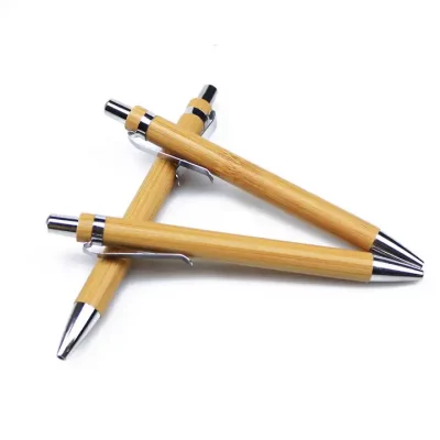 Engraved Bamboo Wooden Mechanical Pencil – Eco-Friendly & Customizable Gift ( 6 Pcs) - Image 6