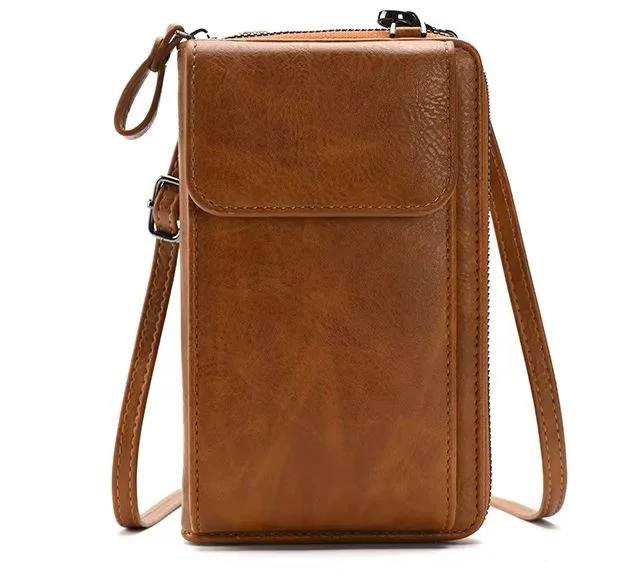 Leather Crossbody Shoulder Bag – Stylish & Spacious Purse