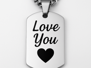 Custom Engraved Military Pendant – Stainless Steel Dog Tag Necklace – Personalized Gift for Men & Women