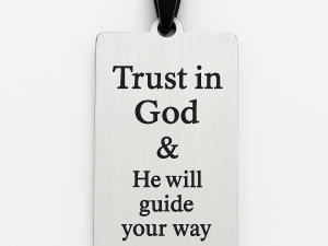 Custom Engraved Military Pendant – Stainless Steel Dog Tag Necklace – Personalized Gift for Men & Women