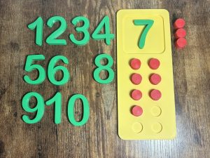 Encourage early math skills with this Montessori board. Ideal for preschoolers to learn counting, numbers, and coordination through fun, hands-on play.