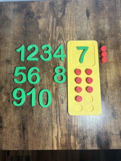 Encourage early math skills with this Montessori board. Ideal for preschoolers to learn counting, numbers, and coordination through fun, hands-on play.