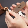 Custom-Leather-Valet-Keychain-Leather-Key-Holder-With-Belt-Loop-Clip-for-Keys-Genuine-Leather-Keychain-Luxury