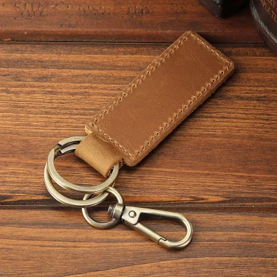 Custom-Leather-Valet-Keychain-Leather-Key-Holder-With-Belt-Loop-Clip-for-Keys-Genuine-Leather-Keychain-Luxury