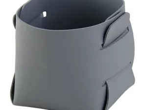 Custom-Pu-Leather-Organizer-Basket-Decorative-Jewelry-Makeup-Paint-Desktop-Storage-Tray-Black