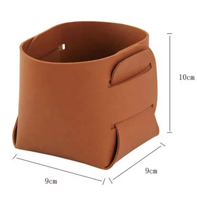 Leather Organizer Basket – Decorative & Functional - Image 7